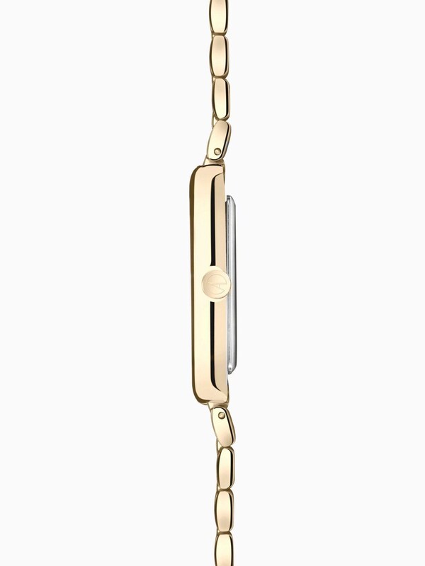 Seraphine Accurist Womens Gold Tone Rectangle Stainless Steel Bracelet Analogue Watch