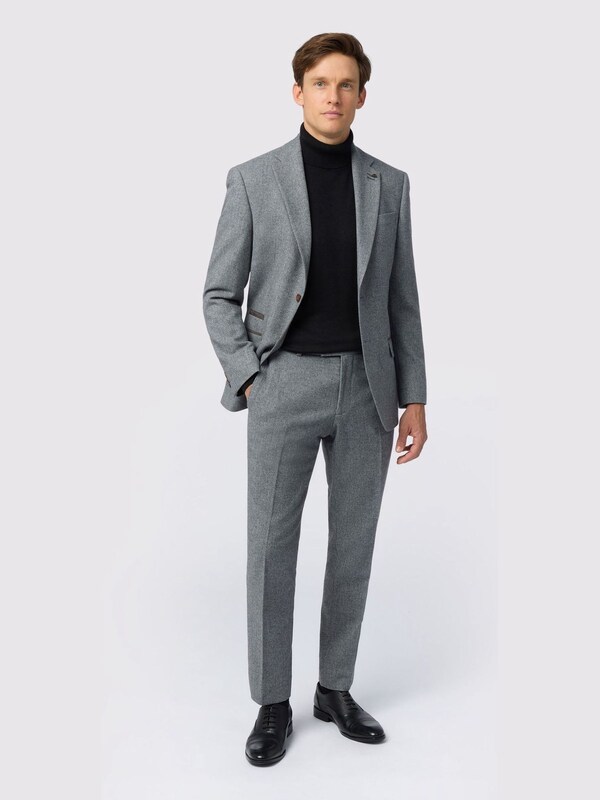 Seraphine Antique Rogue Grey Herringbone Tweed Jacket