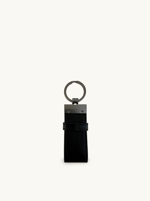 Seraphine Apatchy Black Leather Loop Keyring And Cardholder Gift Set