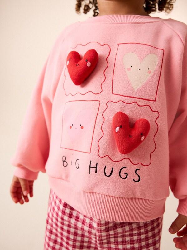 Seraphine Bright Pink Sweatshirt & Wide Leg Trousers Set (3mths-7yrs)