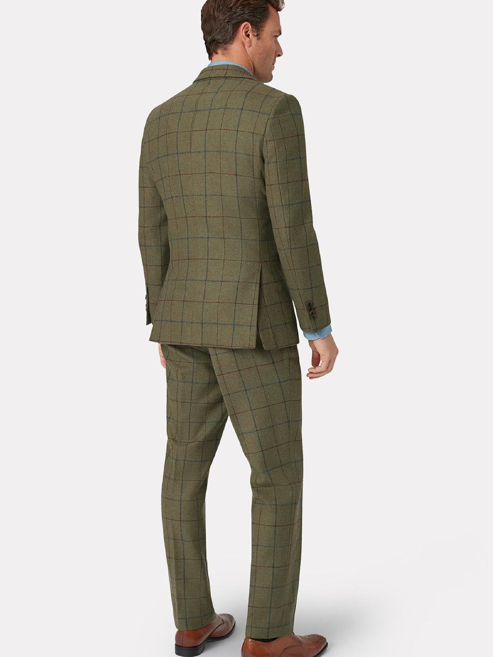 Seraphine Brook Taverner Green Check Wool Suit Jacket