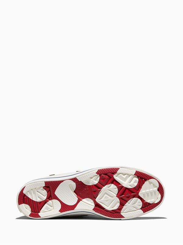 Seraphine Converse White Chuck Taylor Heart Chain High Trainers