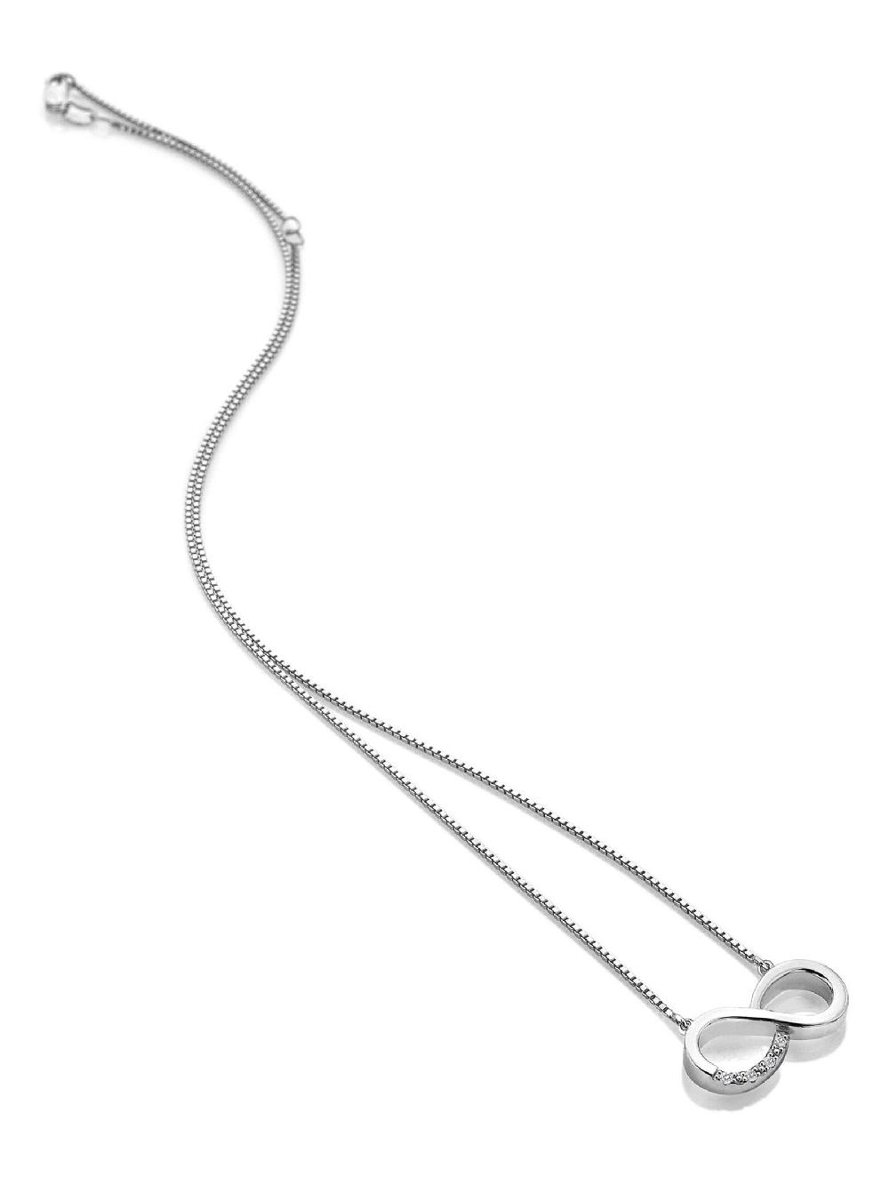 seraphine Hot Diamonds Sterling Silver Infinity Pendant Necklace