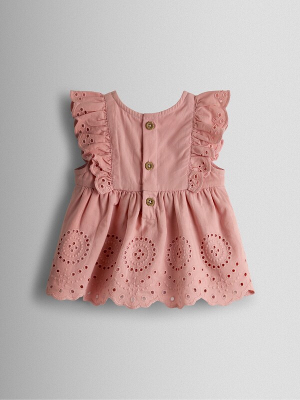 Seraphine JoJo Maman Bébé Pink Broderie Dress Bloomers & Headband Set