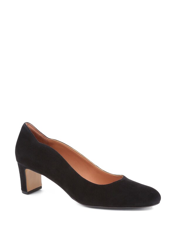 Seraphine Jones Bootmaker Black Regular Fit Zoey Leather Court Shoes