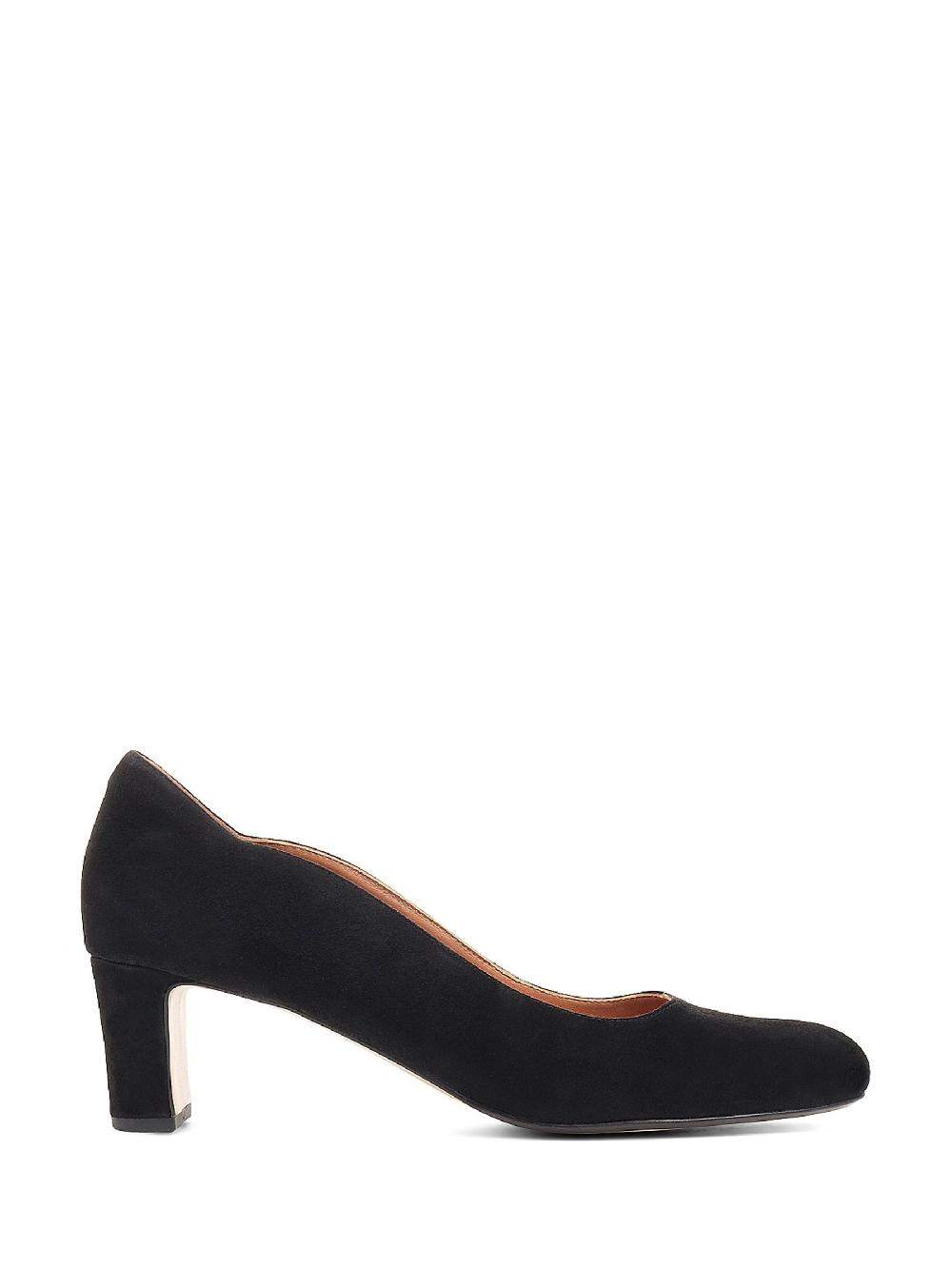 Seraphine Jones Bootmaker Black Regular Fit Zoey Leather Court Shoes