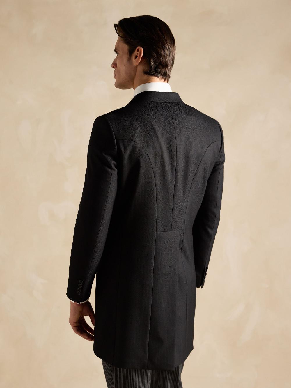 seraphine Joules Black Slim Fit Morning Suit Jacket