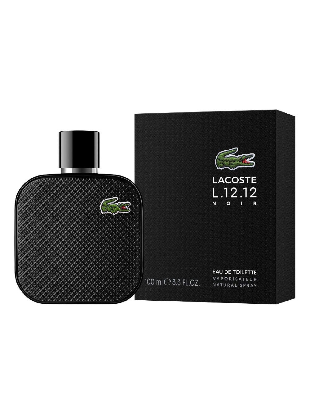 seraphine Lacoste L.12.12 Noir Eau De Toilette Fragrance 100ml