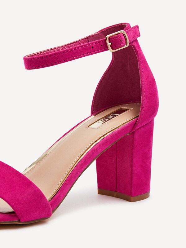 Seraphine Linzi Pink Frankie Barely There Closed Back Heeled Sandal