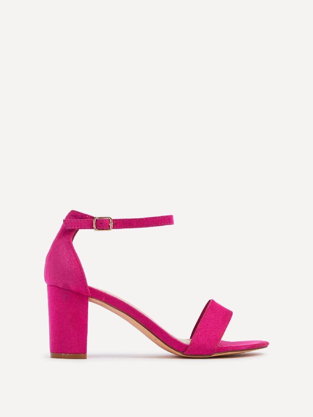 seraphine Linzi Pink Frankie Barely There Closed Back Heeled Sandal