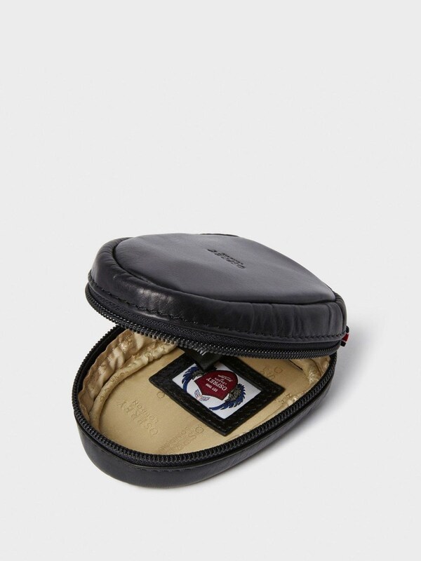 Seraphine Osprey London Black Leather Charger Pouch