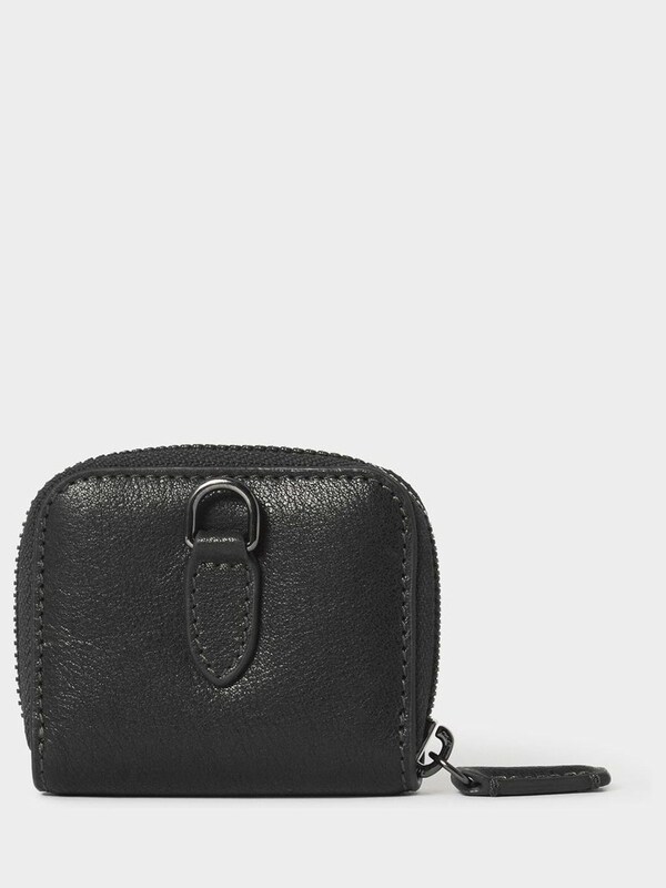 Seraphine Osprey London Black The Compass Leather Earpod Case