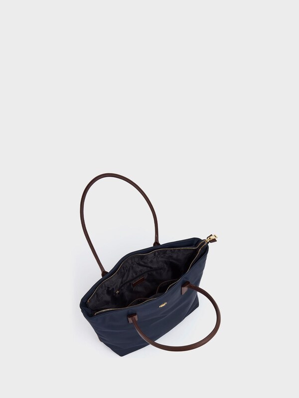 Seraphine Osprey London Blue/Brown The Voyage Nylon Tote Bag