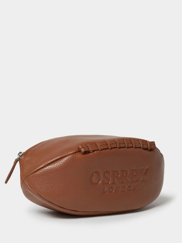 Seraphine Osprey London Brown The Rugger Leather Washbag