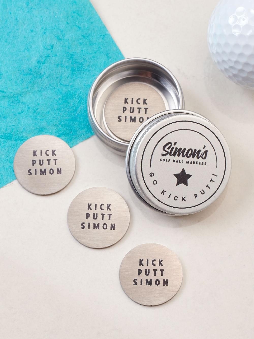 seraphine Personalised Golf Markers Gift Set by Oakdene