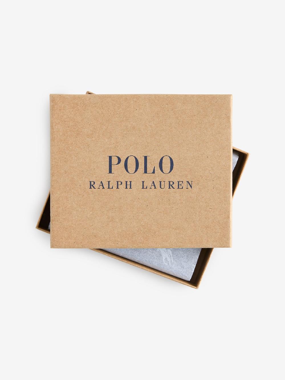 seraphine Polo Ralph Lauren Black Billfold Leather Wallet