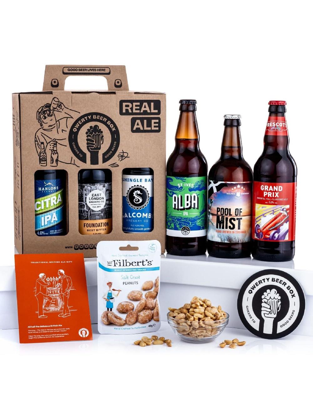 seraphine QWERTY Beer Box Deluxe Real Ale Beer Gift Experience