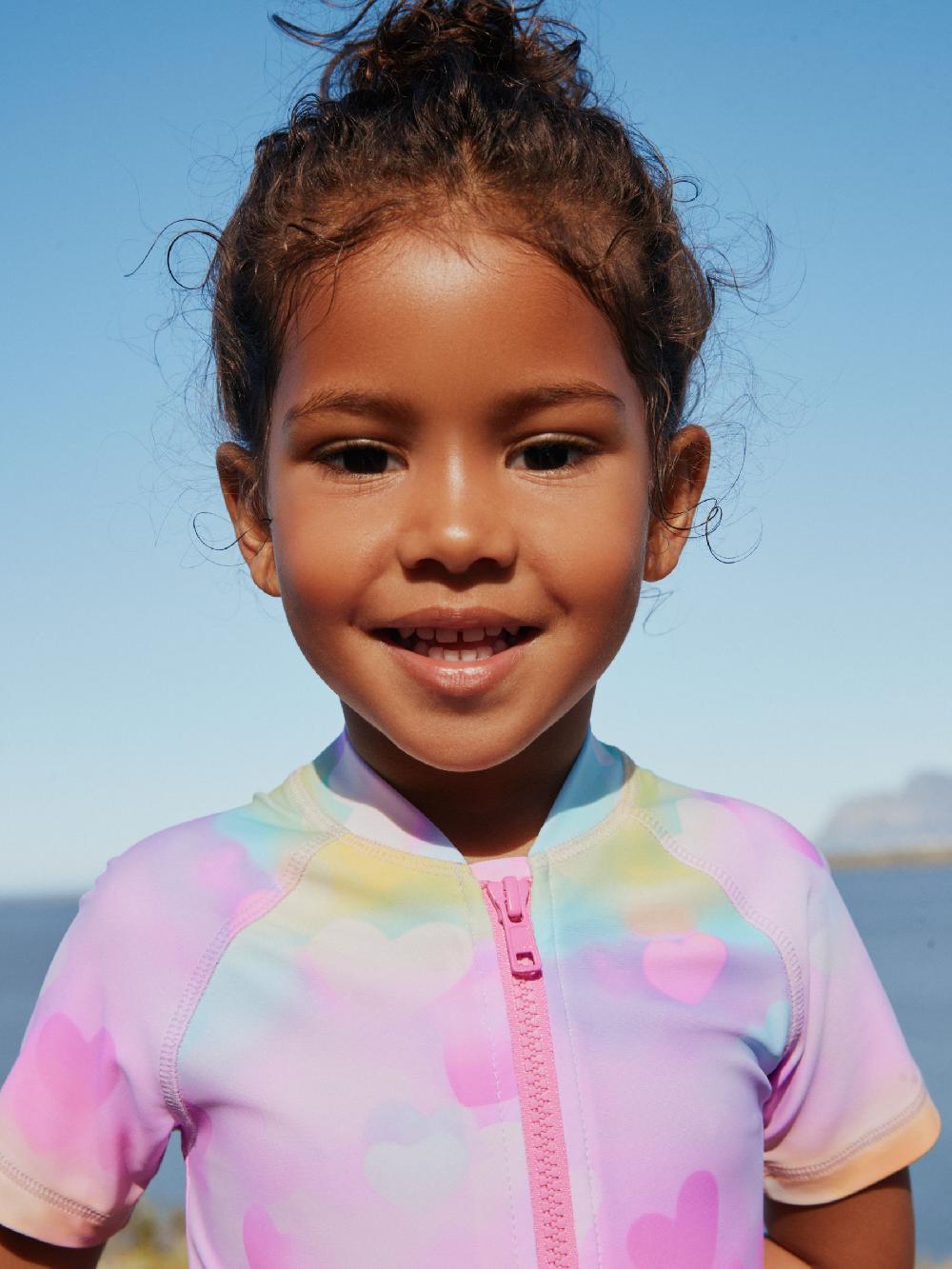 seraphine Rainbow Ombre Hearts Sunsafe Swimsuit (3mths-10yrs)