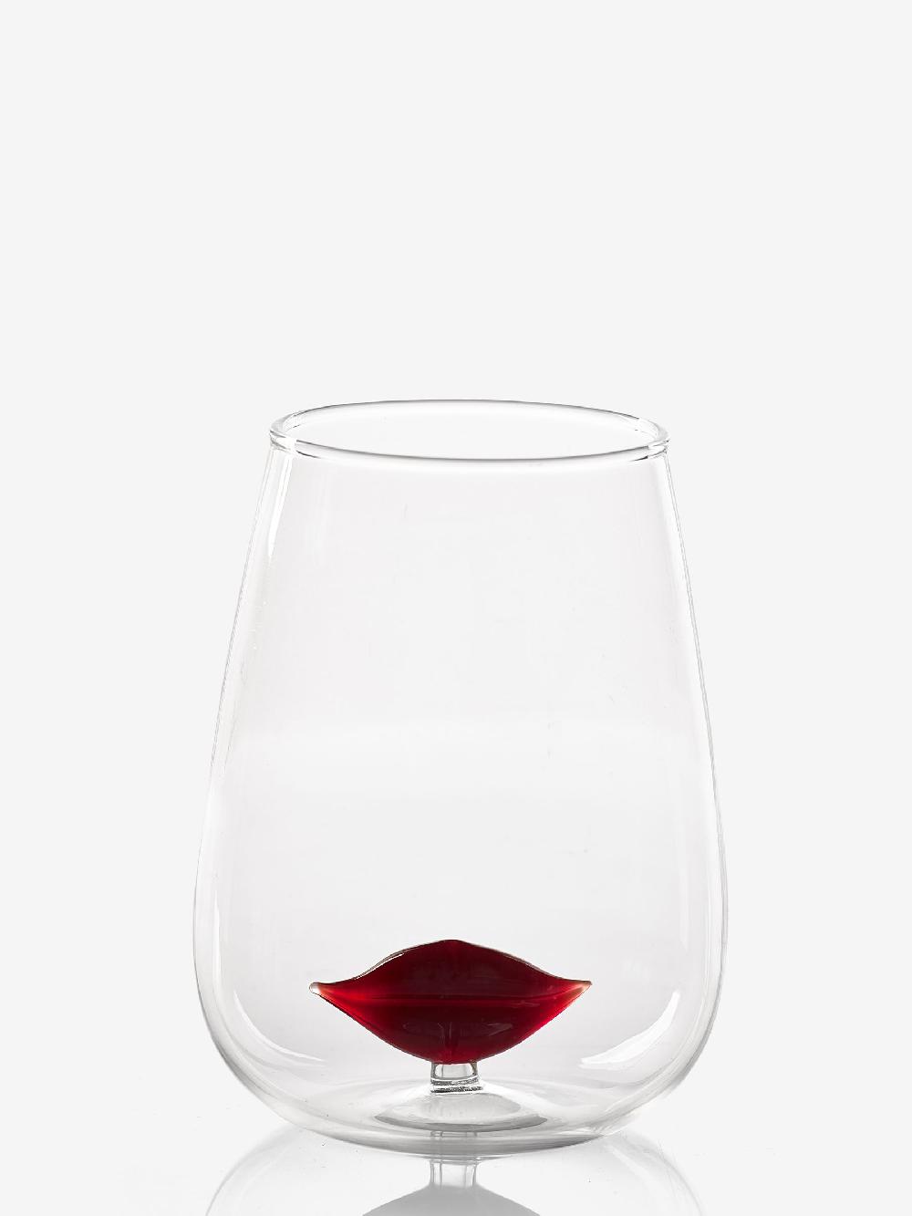 Seraphine Rockett St George Set Of 2 Clear Lips Tumblers