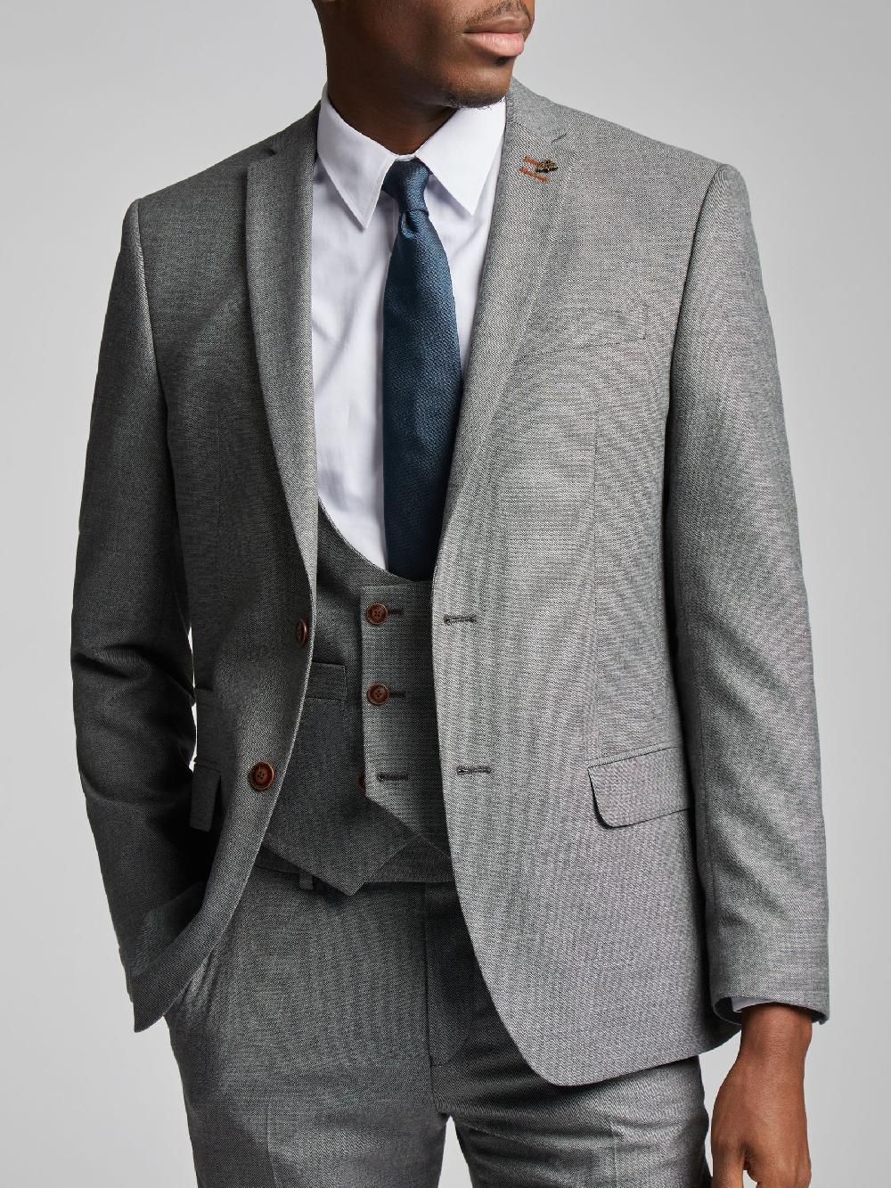 Seraphine Antique Rogue Grey Blake Texture Jacket