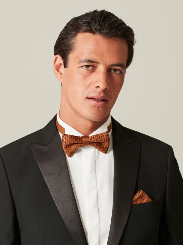 Seraphine Black Tailored Fit Tuxedo Suit Jacket