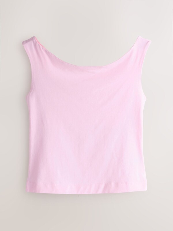 Seraphine Blush Pink Square Neck Vest
