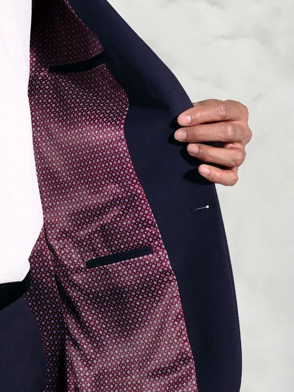 Seraphine Brook Taverner Blue Plain Suit Jacket
