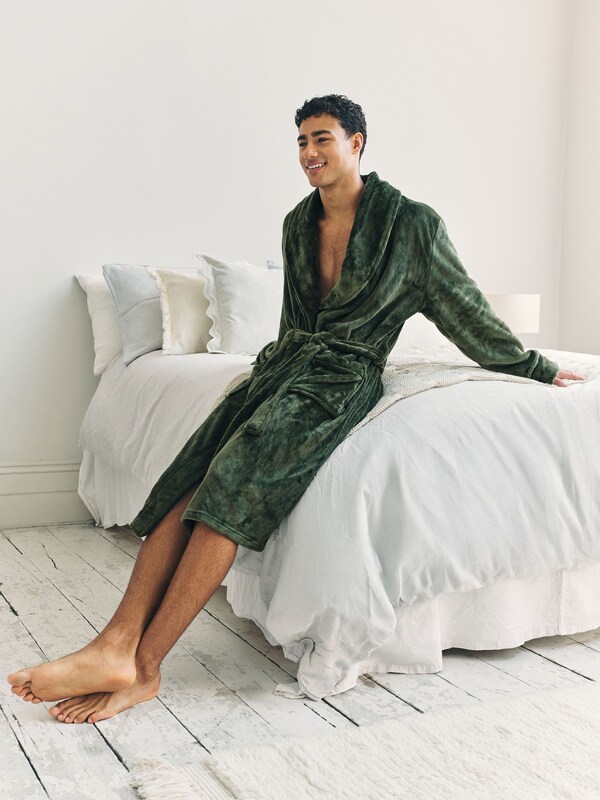 Seraphine Chelsea Peers Green Fleece Dressing Gown