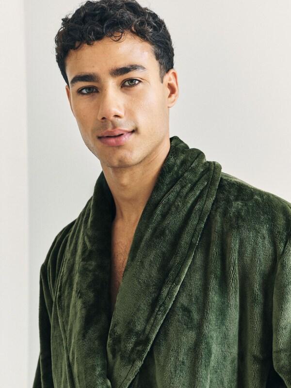 Seraphine Chelsea Peers Green Fleece Dressing Gown