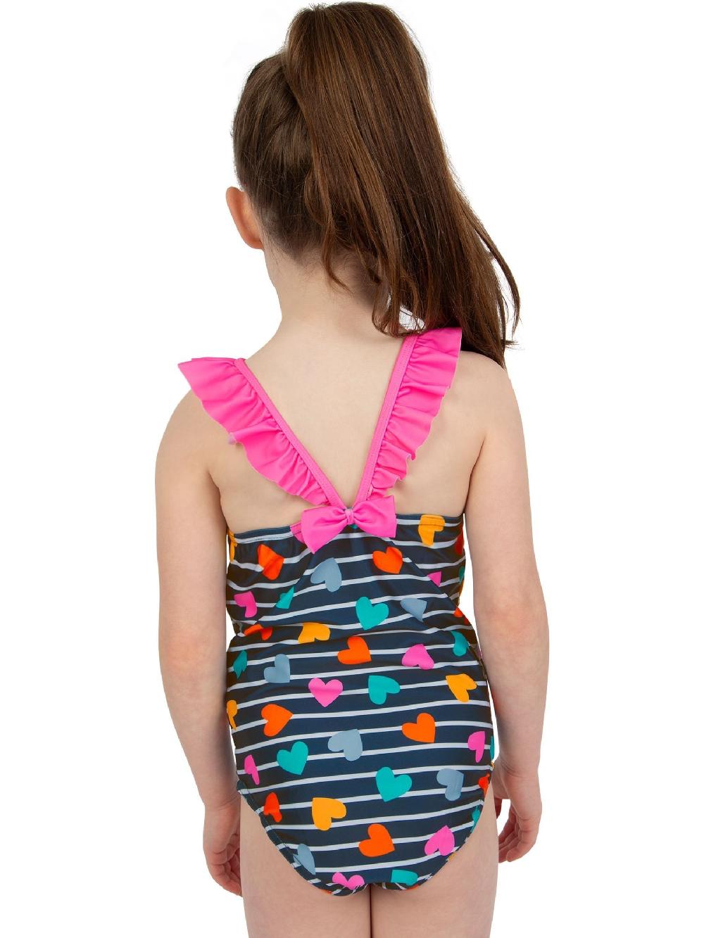Seraphine Harry Bear Blue Heart Swimsuit