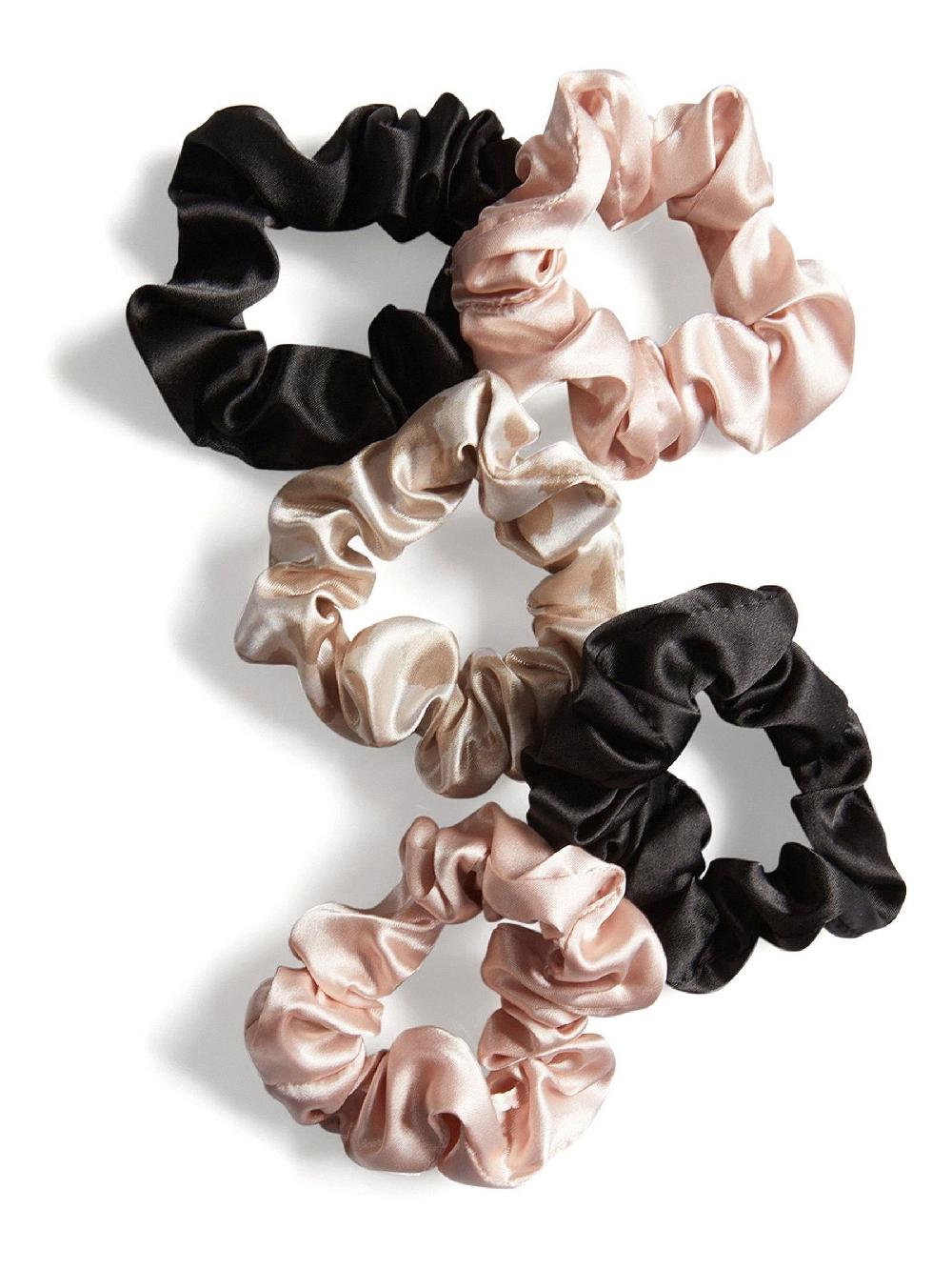 seraphine Kitsch Satin Sleep Scrunchies Pack of 5