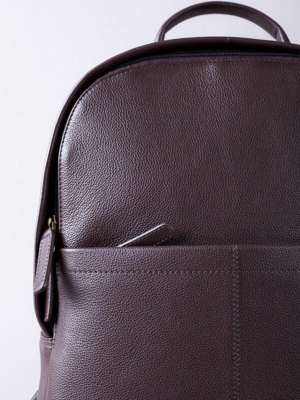 Seraphine Lakeland Leather Brown Crummock Backpack