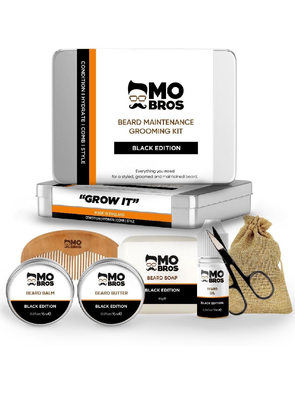 seraphine Mo Bros XL Black Edition Beard Care Kit
