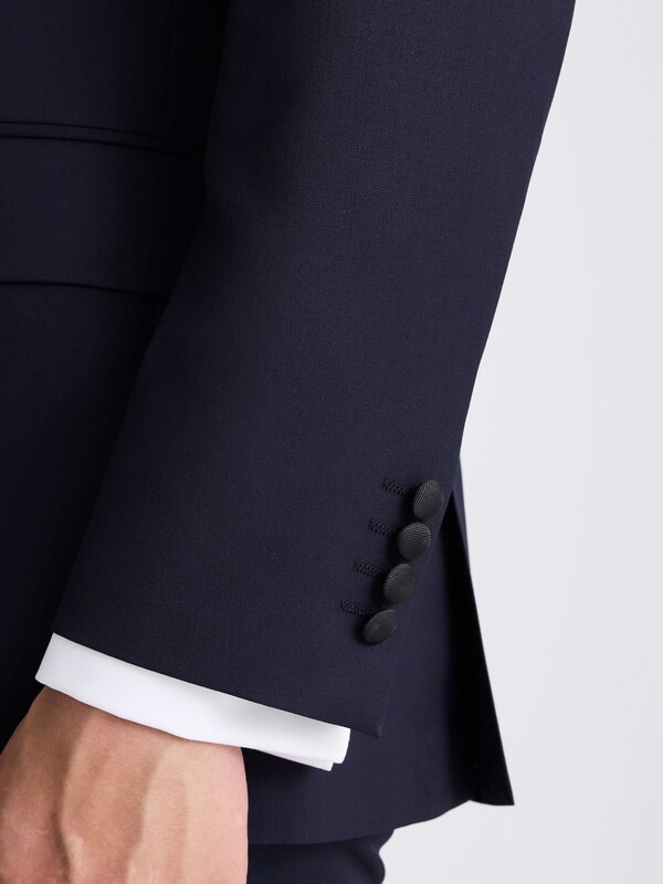 Seraphine MOSS Midnight Tailored Fit Tuxedo Jacket