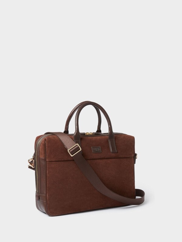Seraphine Osprey London Brown The Mocha Laptop Bag