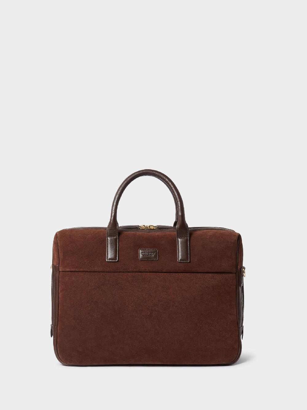 seraphine Osprey London Brown The Mocha Laptop Bag