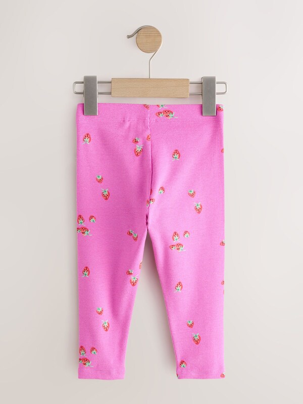 Seraphine Pink Ribbed Leggings 5 Pack (3mths-7yrs)