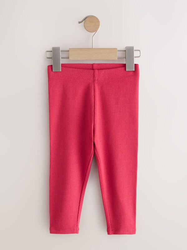 Seraphine Pink Ribbed Leggings 5 Pack (3mths-7yrs)