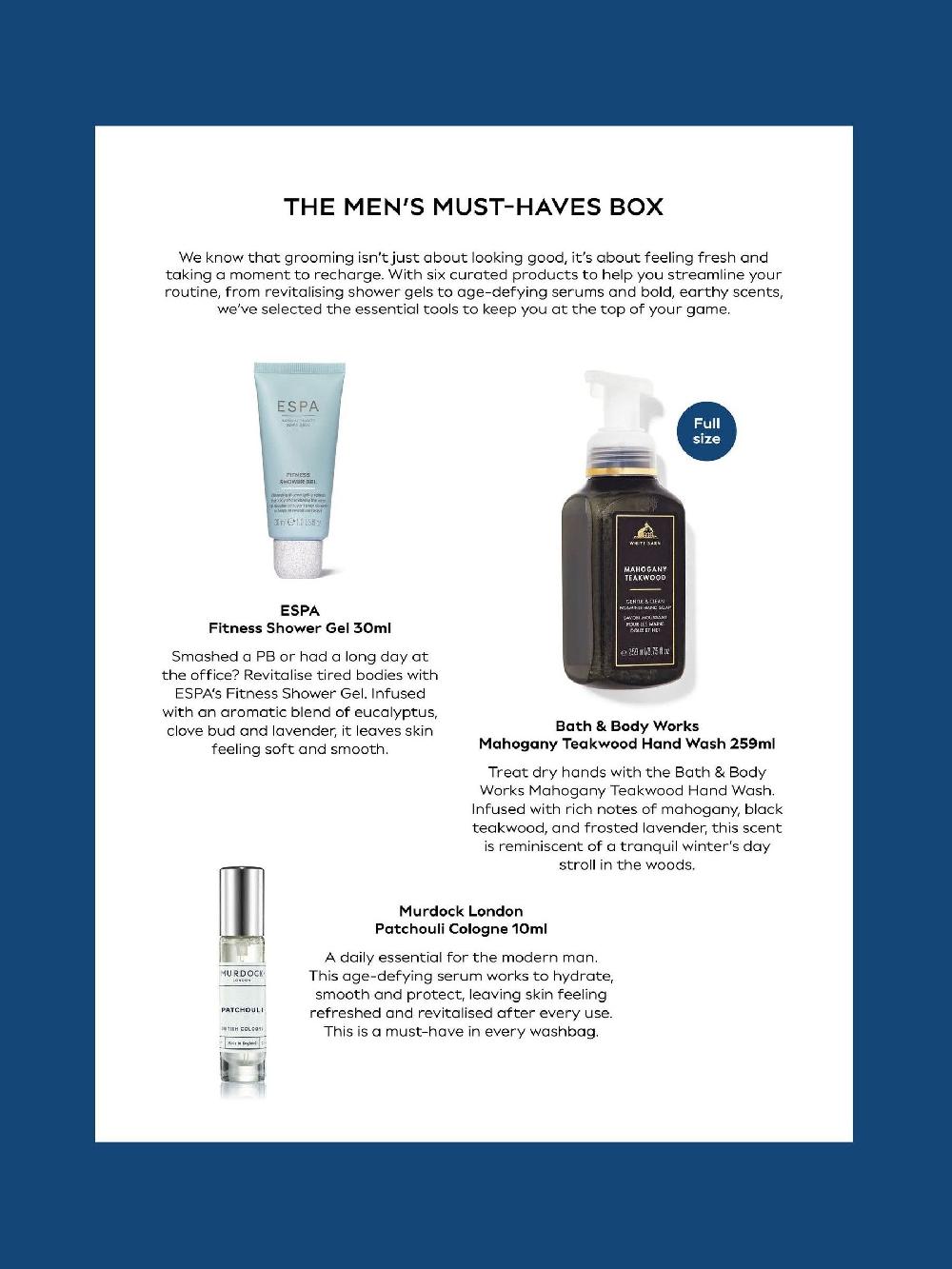 Seraphine The Mens Must-Haves Box (Worth Over £73)