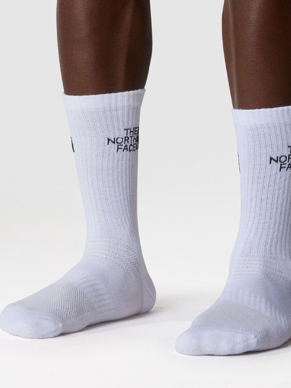 seraphine The North Face White Crew Socks 3 Pack