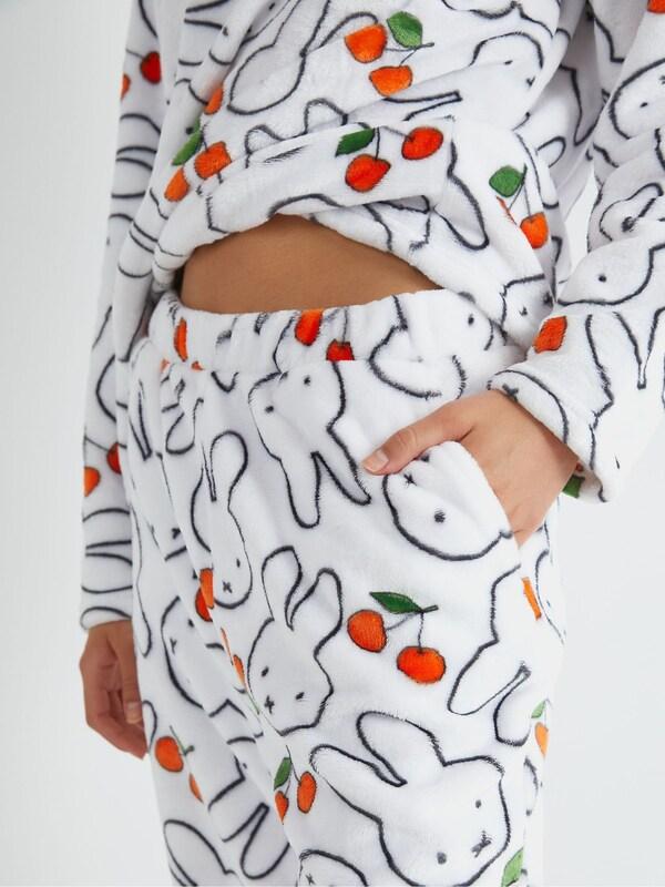 Seraphine Skinnydip White Miffy X Cherry Fleece Pyjamas Set