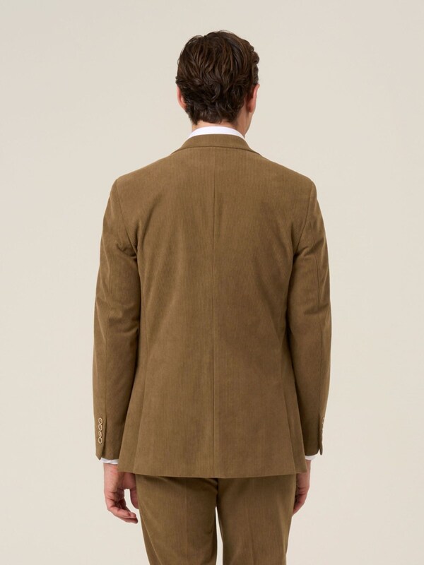 Seraphine Skopes Brown Single Breasted Dorsey Suit Tailored Fit Double Breasted Corduroy Jacket