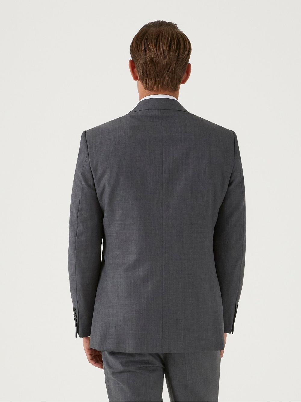 seraphine Skopes Grey Tailored Fit Tailored Fit Farnham Suit Jacket