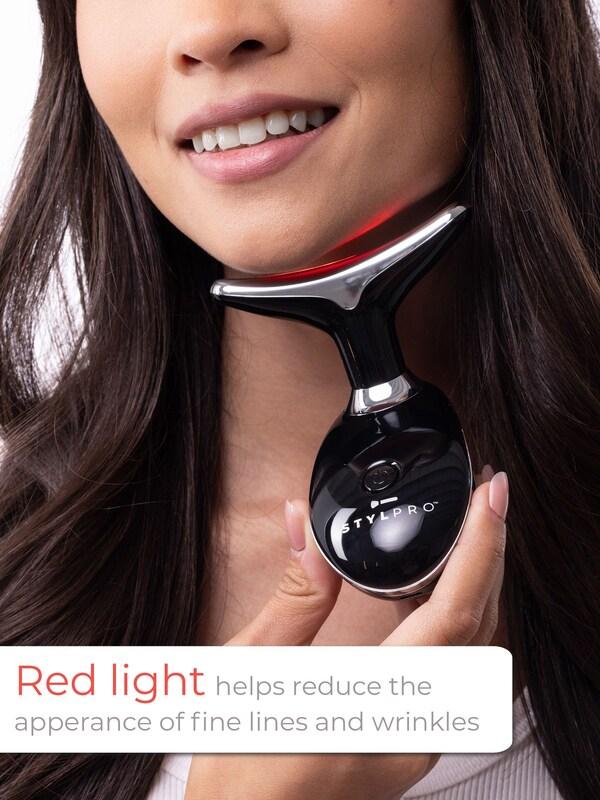 Seraphine Stylpro Fabulous Firmer LED Massaging Neck And Face Smoother Device