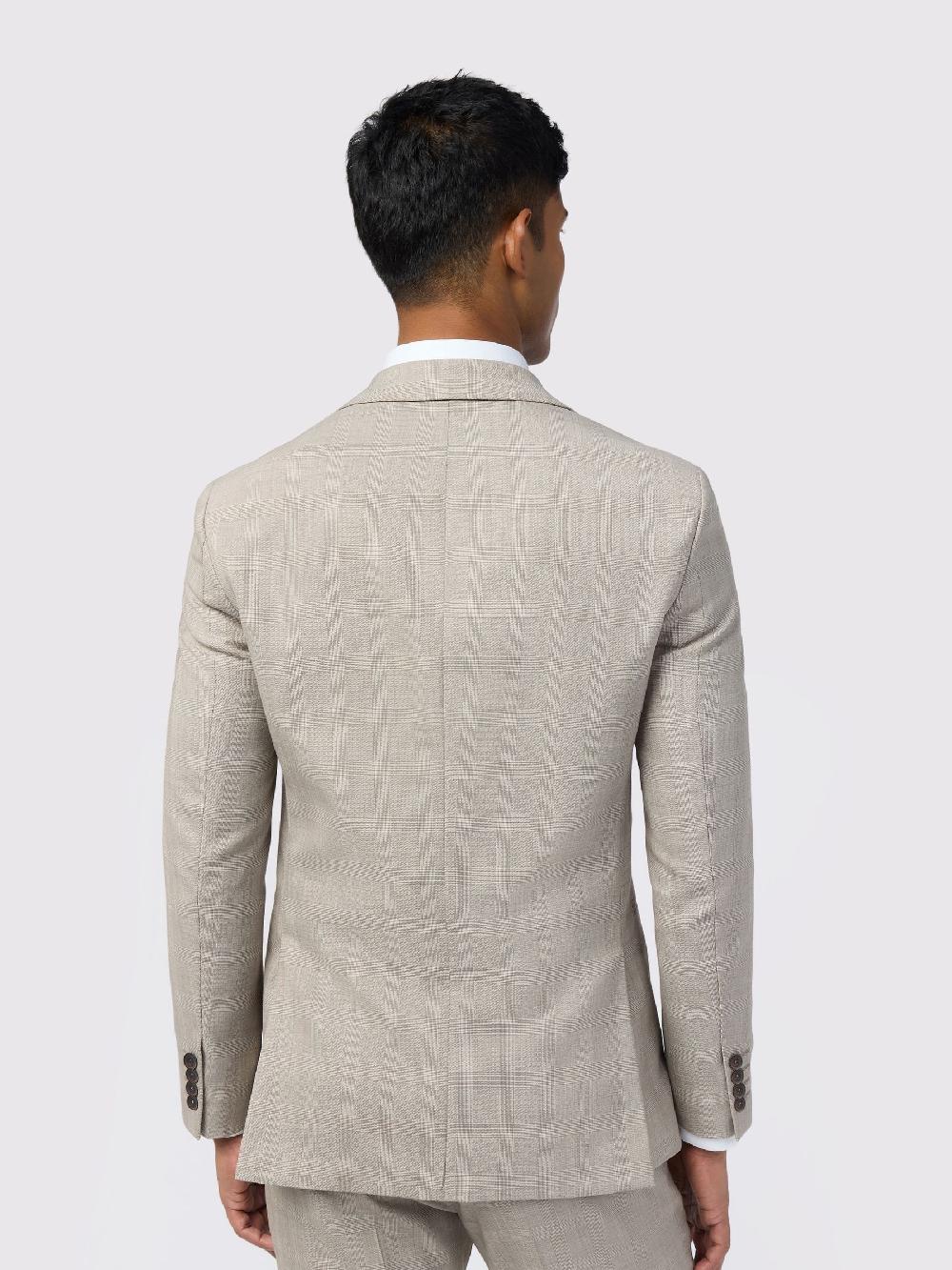 Seraphine Ted Baker Tailoring Slim Natural Donne Check Jacket