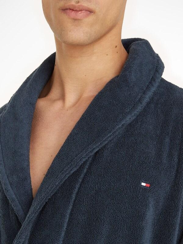 Seraphine Tommy Hilfiger Blue 100% Cotton Icon Bathrobe