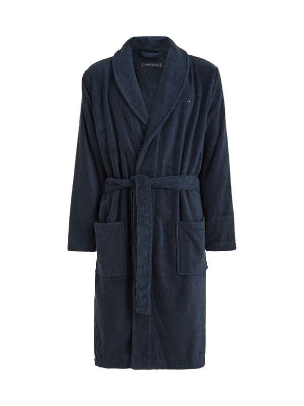 Seraphine Tommy Hilfiger Blue 100% Cotton Icon Bathrobe