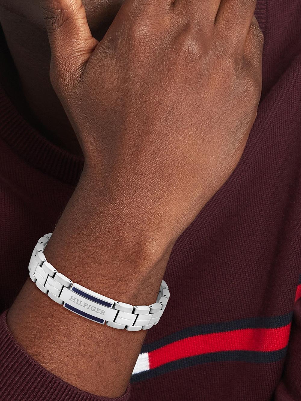 seraphine Tommy Hilfiger Silver Tone Stainless Steel Bracelet