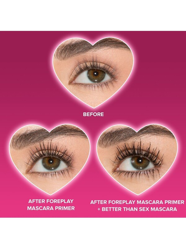 Seraphine Too Faced Travel Size Better Than Sex Foreplay Lash Lifting And Thickening Black Mascara Primer 4ml