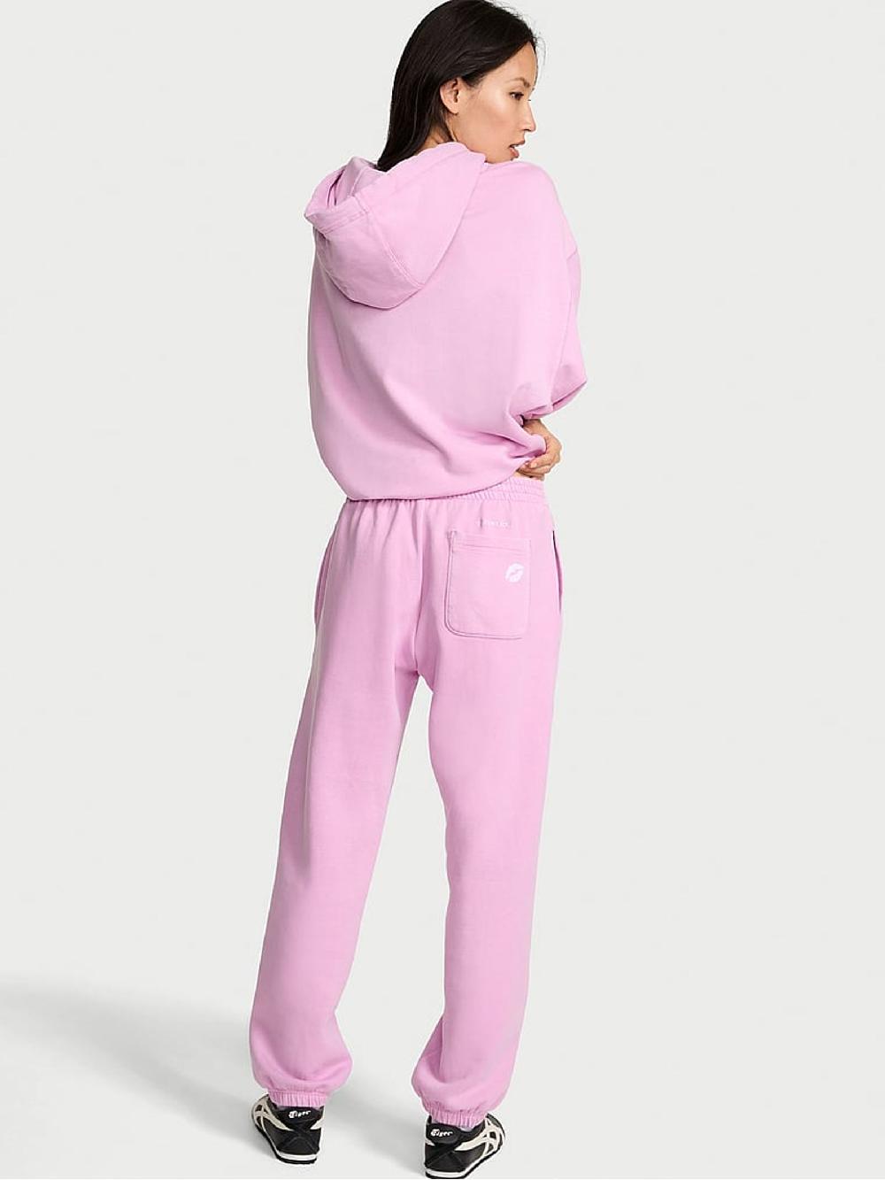 seraphine Victoria's Secret Washed Bikini Purple Fleece Joggers